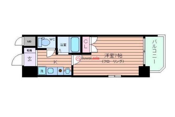 日本1卧1卫的房产JPY 9,000,000_日本房产大阪府大阪市房产房价_居外网